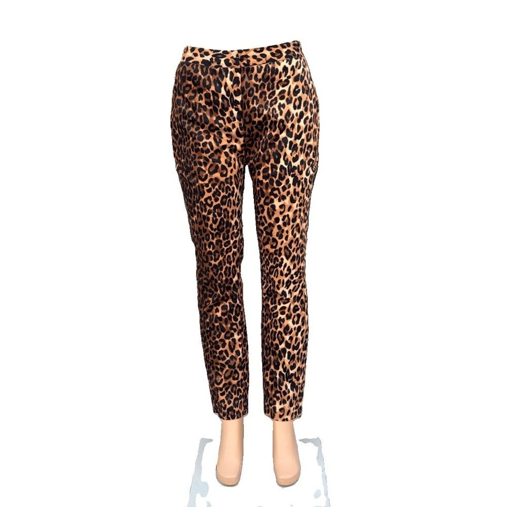 WALTER BAKER Women's Leo‎ Animal Print Tapered Casual Pants TEDO
